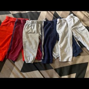 5 pairs of baby sweatpants